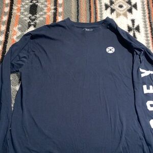 Hooey Dark Blue Long Sleeve Tee